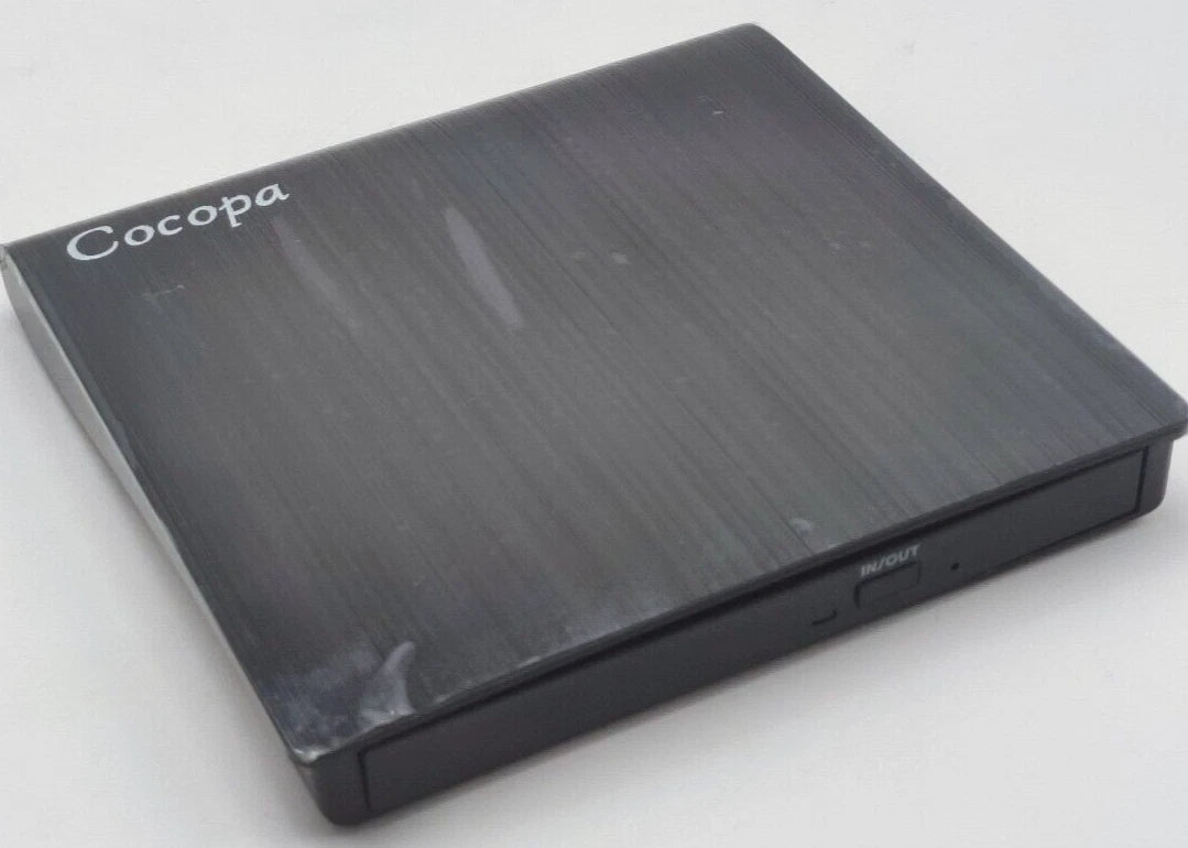 External CD DVD Burner USB 3.0 CD Burner for Laptop PC ‎BT638 Black Cocopa
