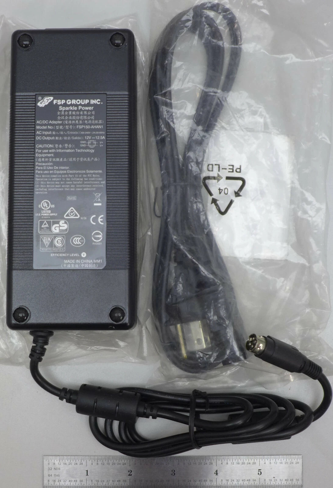 FSP Group Inc FSP150-AHAN1 AC Adapter AC 115 DC Output 12V 12.5A