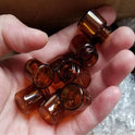32pcs of 1ml Small Brown Glass Dropper Bottles | Empty Cosmetic & Essential Oil Bottles