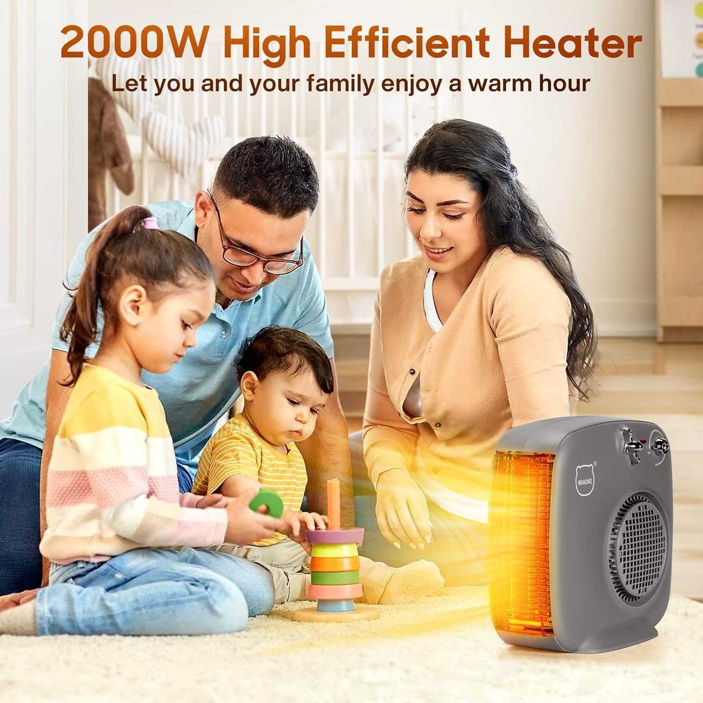 .Mini Ceramic Fan Heater
