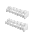 OUNONA 2pcs Dropper Holder Plastic Test tube Holder 20 hole Test